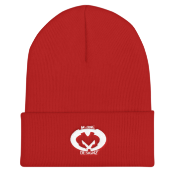 MOneDesignz White Cuffed Beanie - Image 5