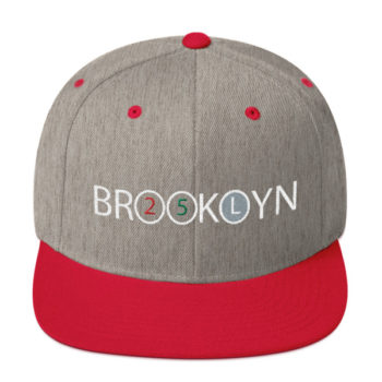 Brooklyn 2,5 and L White Train Snapback Hat - Image 15