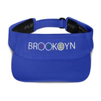 Brooklyn 3,4 and L Black Train Visor