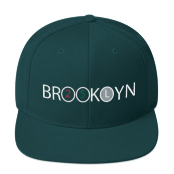 Brooklyn 2,5 and L White Train Snapback Hat - Image 11