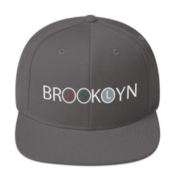 Brooklyn 2,5 and L White Train Snapback Hat - Image 7