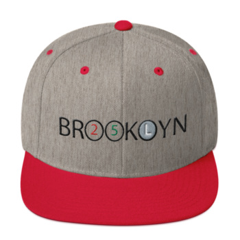 Brooklyn 2,5 and L Black Train Snapback Hat