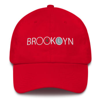 Brooklyn 3,4 and L White Train Cotton Dad Hat - Image 17