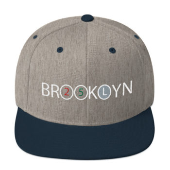 Brooklyn 2,5 and L White Train Snapback Hat - Image 14