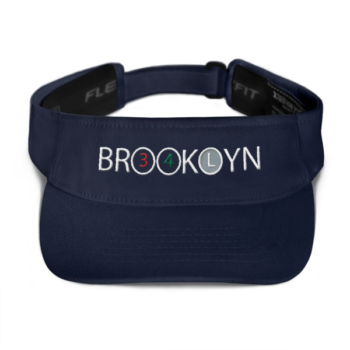 Brooklyn 3,4 and L Black Train Visor - Image 3