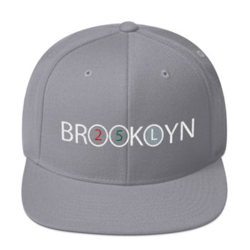 Brooklyn 2,5 and L White Train Snapback Hat - Image 16