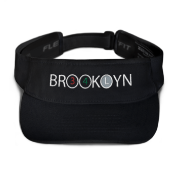 Brooklyn 3,4 and L Black Train Visor - Image 2