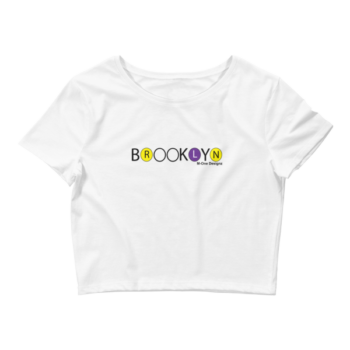 Brooklyn R,L and N Train Women’s Crop Tee