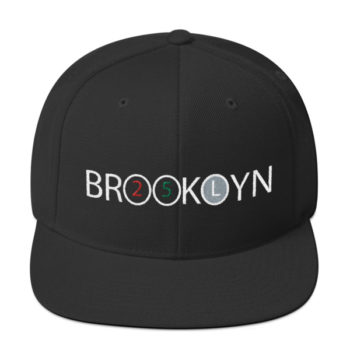 Brooklyn 2,5 and L White Train Snapback Hat - Image 4