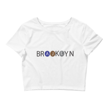 Brooklyn A,L and J Train Women’s Crop Tee