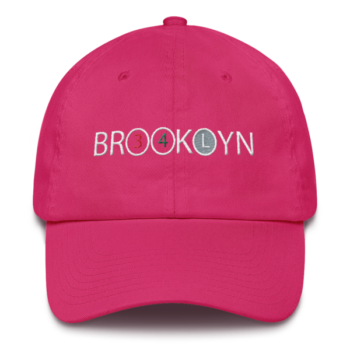 Brooklyn 3,4 and L White Train Cotton Dad Hat - Image 19